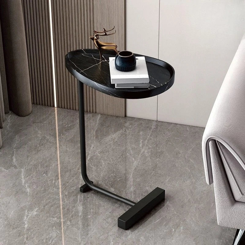 Skanto | C-formet mobil sidebord ideelt for sofa eller seng