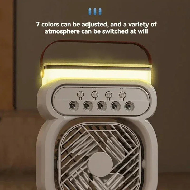 3i1 Air Cooler LED Nattlampe Luftfukter Vifte | Skanto