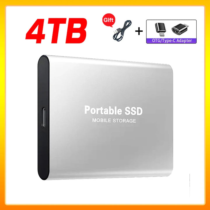 Skanto | Høyhastighets Ekstern Solid State Drive 1TB Bærbar Ekstern Harddisk ssd 2TB Ekstern harddisk ssd harddisk For Laptop Mac