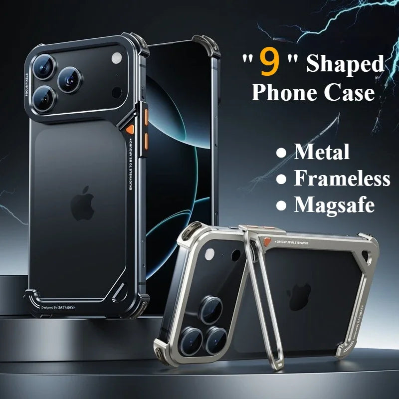 Skanto | Metal Rammefri Bumper iPhone17 Shield