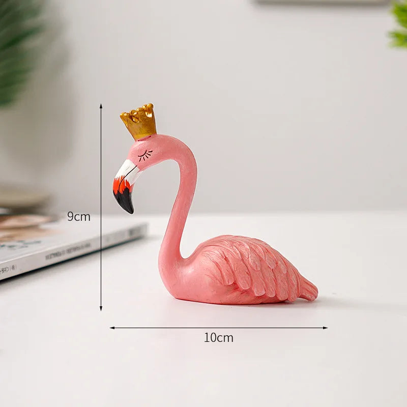 Skanto | Nordisk Flamingo Figur Figur Statue Skulptur Stue Kontor Bryllup Fest Ornamenter Hjem Dekorasjon Tilbehør