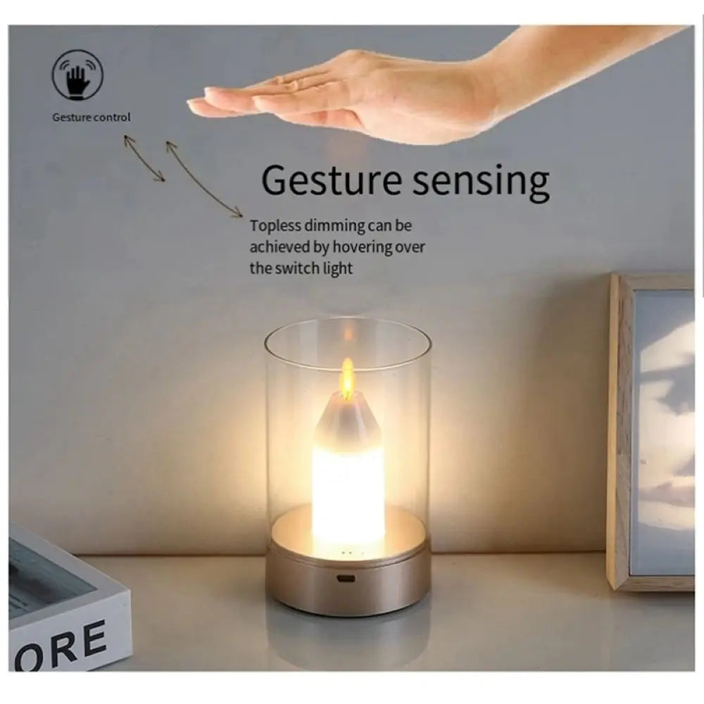 Skanto | Smart Sensor Hover LED Flammeløs Lysekrone Lampe