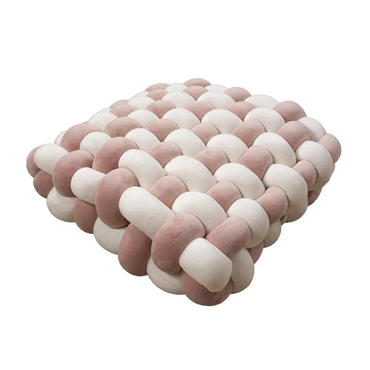 Chunky Woven Knot Cushion | Skanto