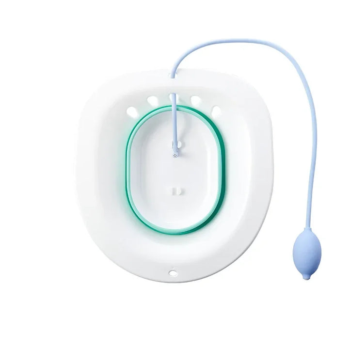 Skanto | Sammenleggbart bidet-badekar - Komfortabel sittebad for gravide kvinner, eldre mennesker, fødselspasienter og toalettmedisinskyllingstilbehør