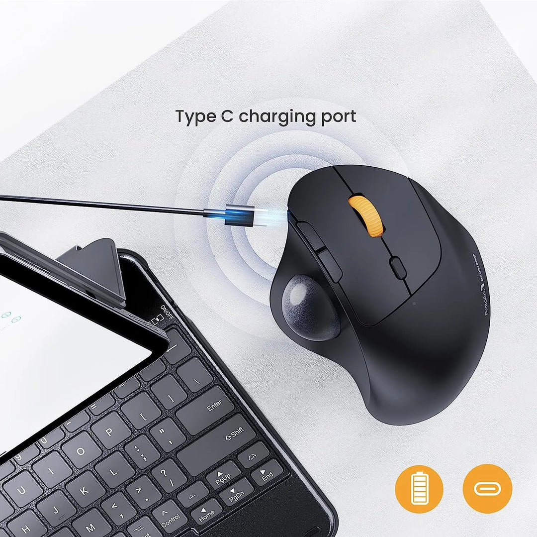 Skanto | Ergonomisk Trådløs Trackball Mus