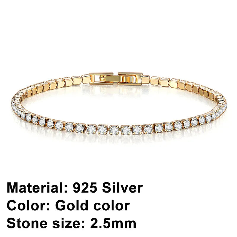 Skanto | Tennisarmbånd – Skinne med holdning: Eleganse i sterling sølv og hip-hop stil!