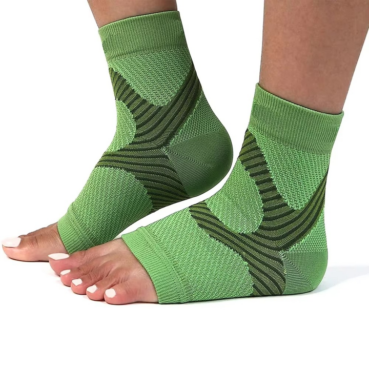 Skanto | Plantar Fasciitis Natt Kompresjonssokker med Hæl- og Bue Støtte