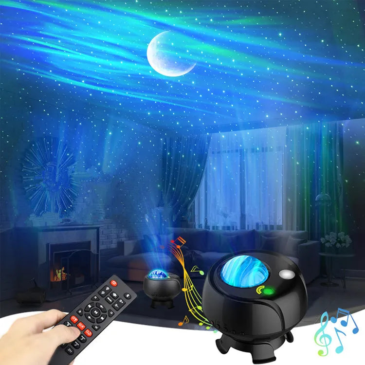 Starfield Galaxy Høyttaler Lys Projektor | Skanto