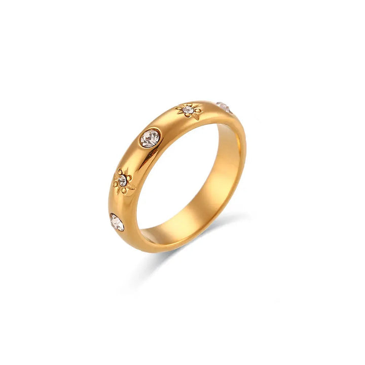 Skanto | 18k Stjerne & Stein Inkludert Ring