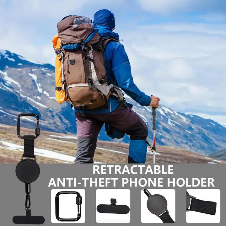 Skanto | Uttrekkbar Telefonsikkerhet GripGuard
