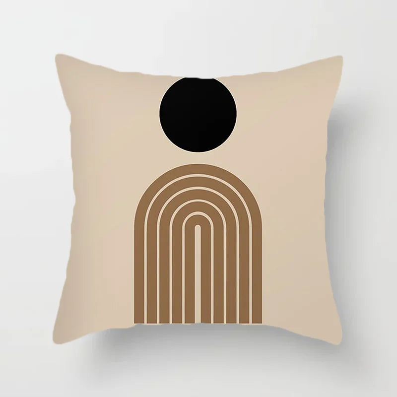 Moderne Kunst Abstrakt Mønster Dekorative Putekopper Kreativ Linje Sofa Stol Putetrekk Kaste Putekasse Hjem Kontor Dekor | Skanto