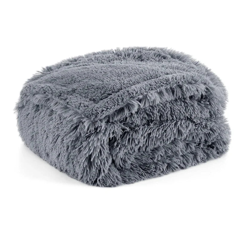 Skanto | Luksuriøs Koseserviett | Vanntett & Varm | Mikrofiber | For Par, Sofa & Soverom