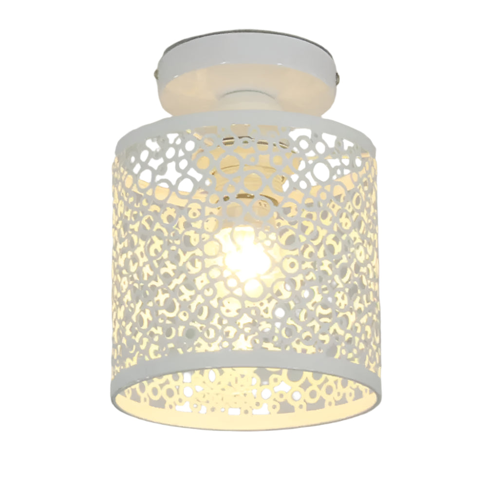 Industriell Loftlampe med Åpen Ramme i Vintage Stil Skanto
