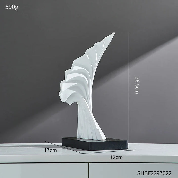 Skanto Decor Abstrakt Skulptur Har Kunst Gullstatue Stue Skanto Dekorasjon Kontor Skrivebords Tilbehør Håndverk Ornamenter