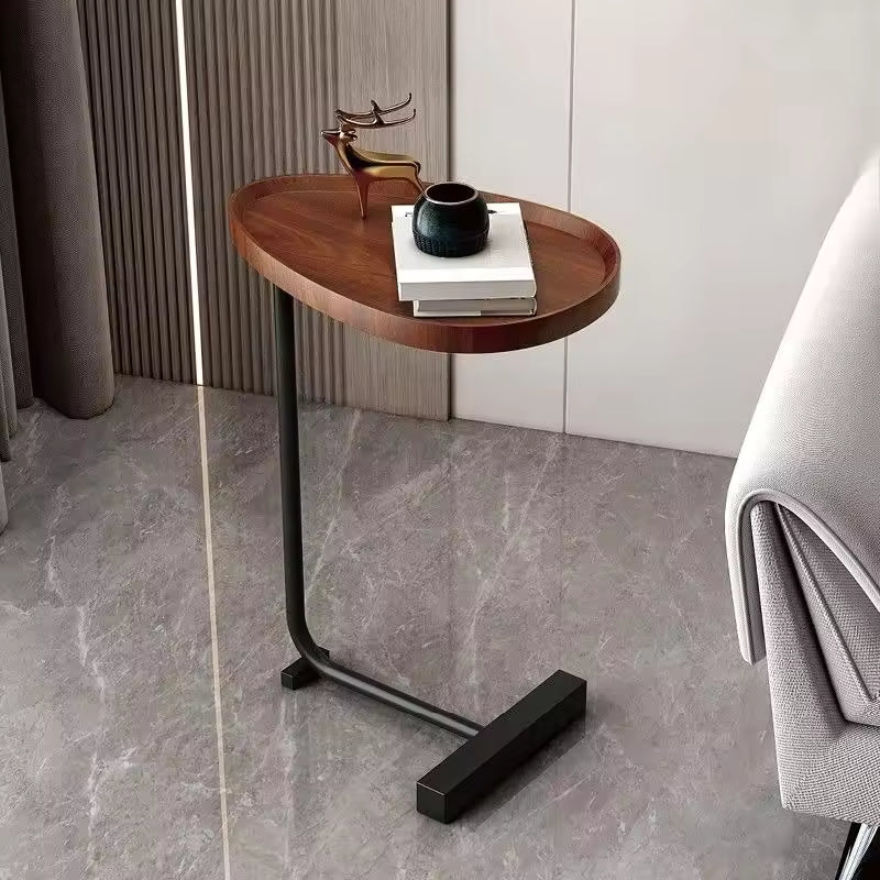 Skanto | C-formet mobil sidebord ideelt for sofa eller seng