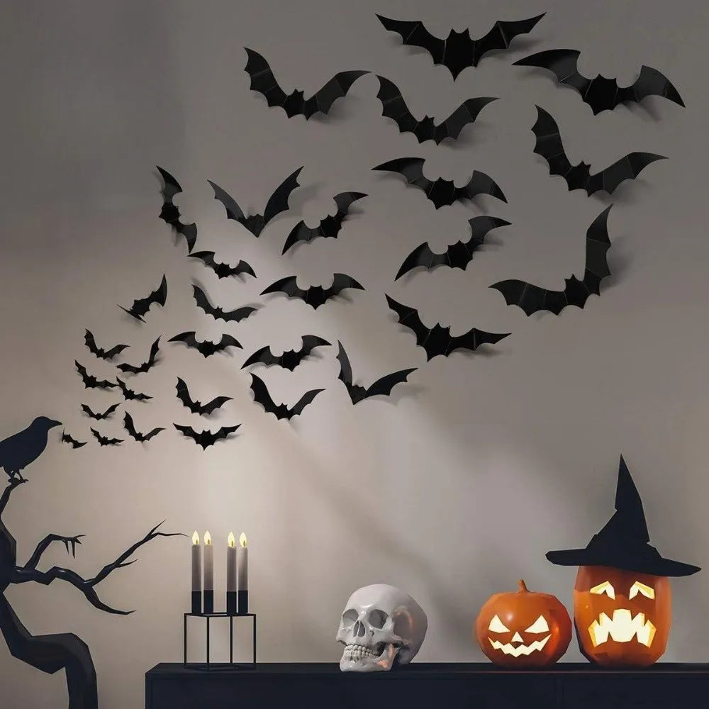 Skanto | Luminous LED Bat Wall Stickers 24PCS