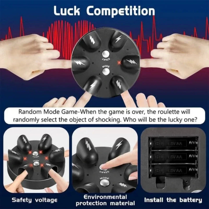 Electric Lie Detector Game - Shock Roulette Party Toy, Fun Truth or Dare Challenge for Friends, Stress Relief & Laughter