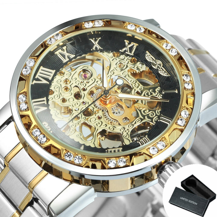 Skanto | Luminous Mechanical Titan Skeleton Watch
