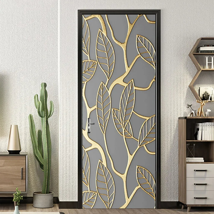 Moderne Abstrakt Perle Geometrisk Dørklistremerke Mural Avtakbar PVC Vinyl Peel N Stick Veggkunst Mural Klistremerke For Innendørs Dører Kreativ DIY Hjem Deko | Skanto