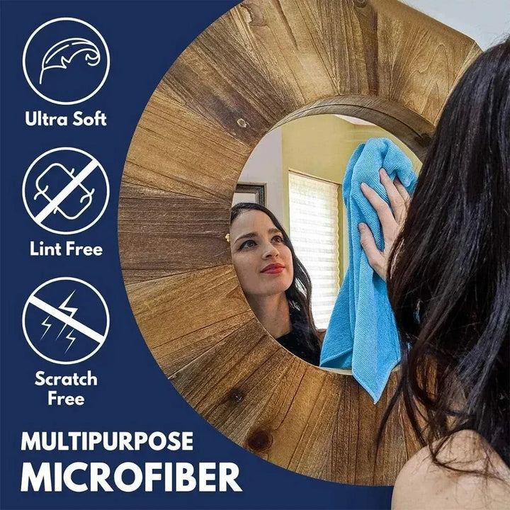 Skanto | Mikrofiber Bile rengjøringskluter Sett (10 deler)