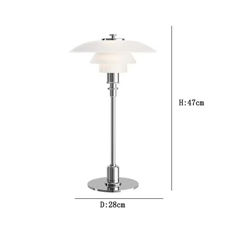 Skanto | Retro Design Glass Bordlampe