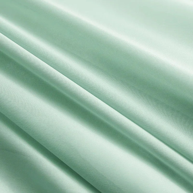 Air Condition Sommer Komforter — Ren Farge Is Silke Kjøleteppe, Lett & Glatt Twin/King Størrelse Quilt | Skanto
