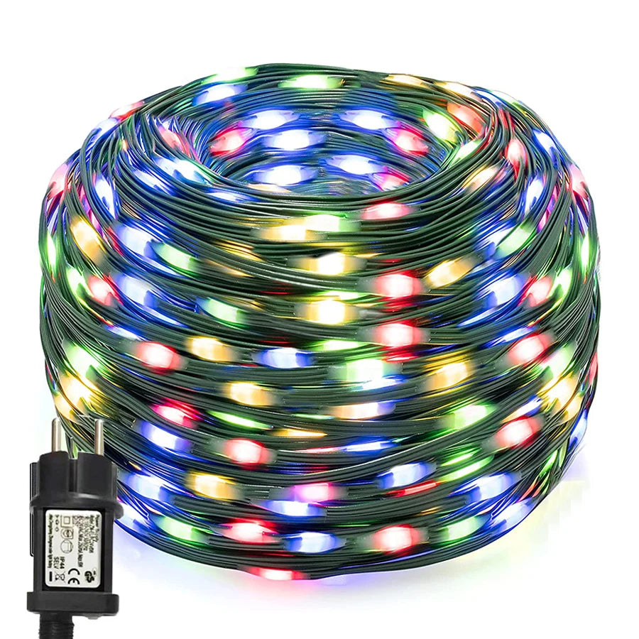 VerdeLicht Vanntett LED Garland – Utendørsbelysning for Hage og Terrasse | Skanto