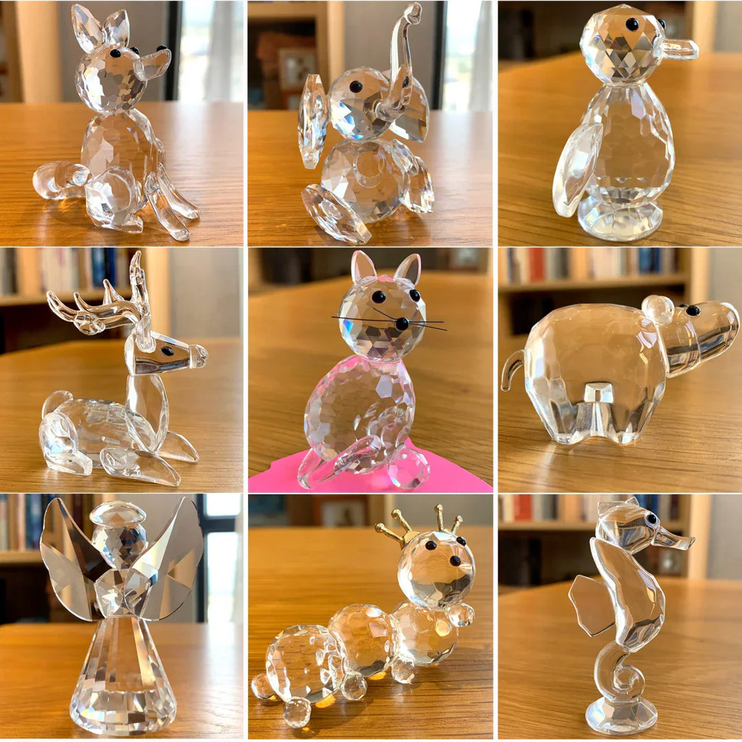 Skanto | Super søte dyre krystallkulefigurer