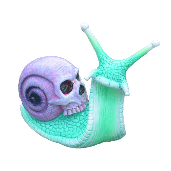 Skanto | Snail Skull Halloween Patio Skulptur