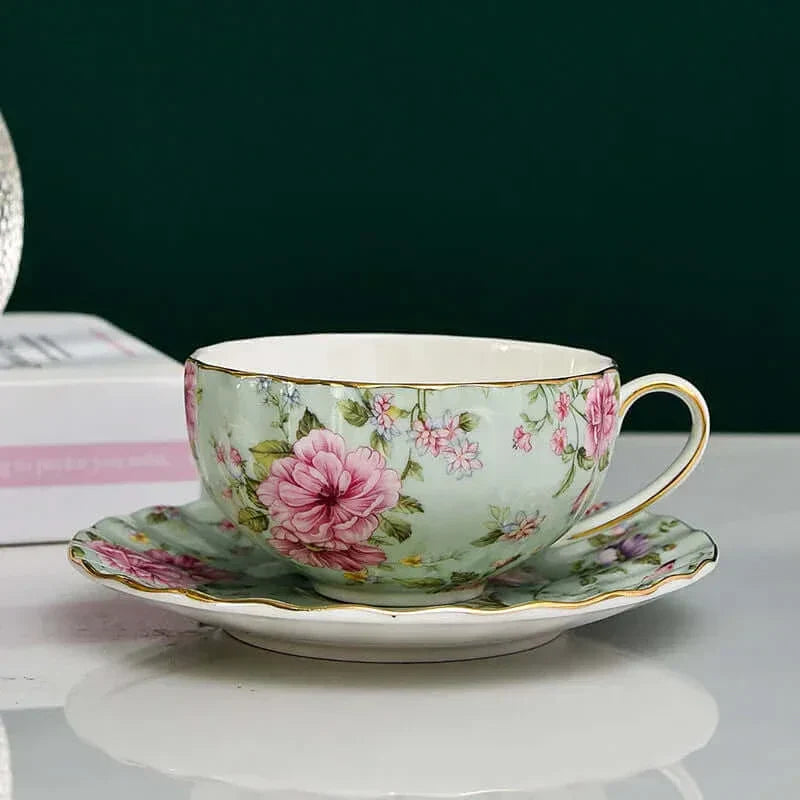 Skanto | Elegant Bone China Porcelain Coffee Cup - Luksuriøs og Unik Design