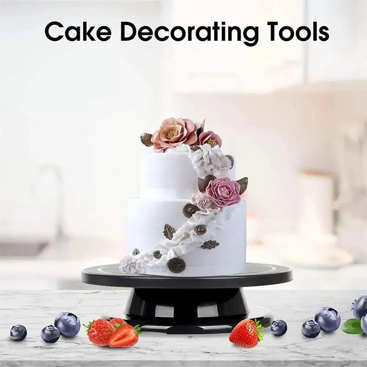 Skanto | CakeMagic Turteller | 360° roterbar | Matvarer trygg | 28×28×6.4 cm