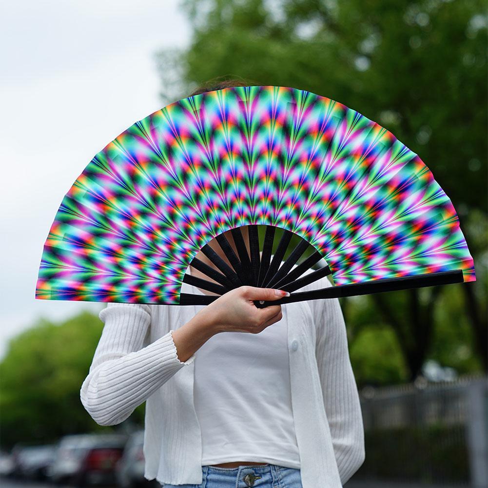 Skanto | Reflekterende japansk stil sammenleggbart håndfan