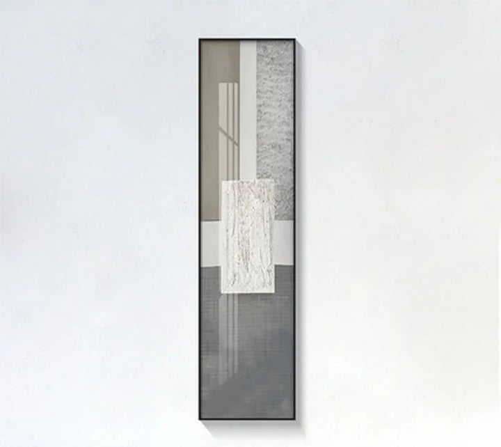 Minimalist Urban Abstract Veggkunst Fine Art Lerretsutskrifter Høye Loddrette Bilder For Inngang Foyer Stue Hjemme Kontor Dekor | Skanto