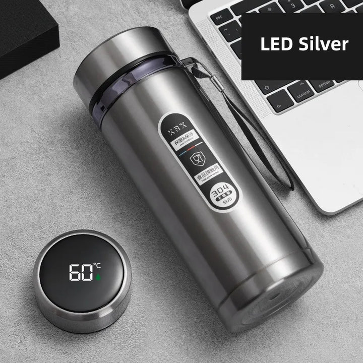 TempraBottle – Smart Termosflaske med LED Temperaturdisplay (800ml–1L) | Skanto