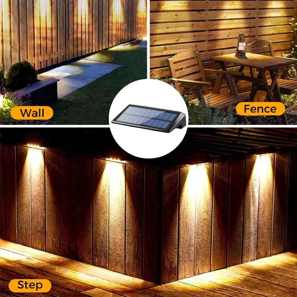 Skanto | EcoRadiance Solar Accent Lights 2-Delt Sett | Utendørsbelysning | Energieffektiv | Dekorativt lys for hage og terrasse