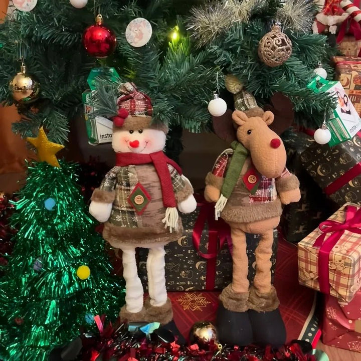 Skanto | Stilig Festlig Julemann Dukke for Elegant Høytidsdekorasjon