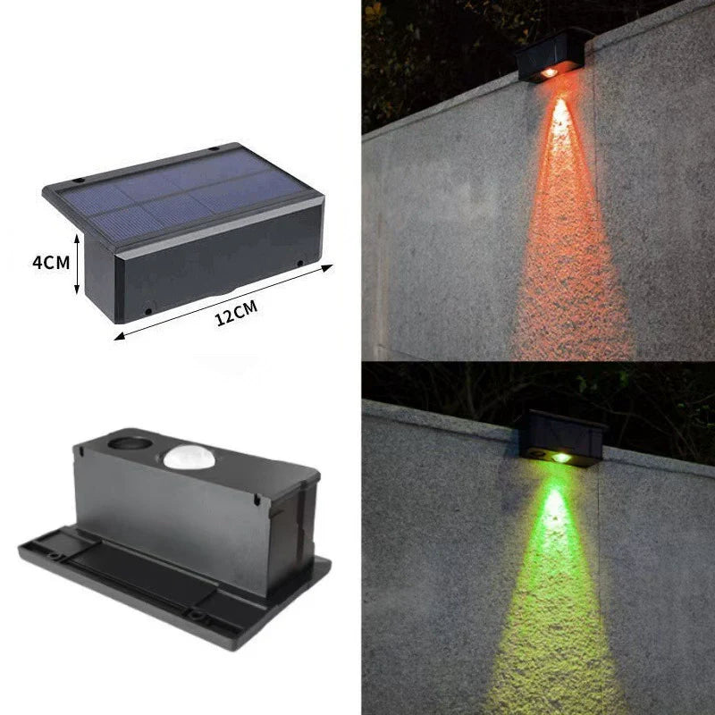 Vanntett sol-LED-vegglampe