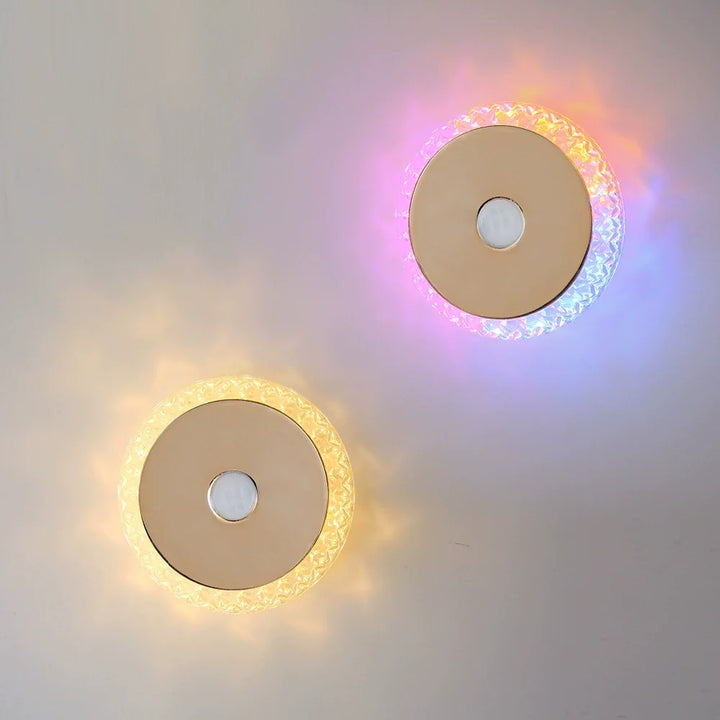 Intelligent oppladbar bevegelsesfølsom vegglampe hotell nattbord ambientelys ingen boring vegglampe