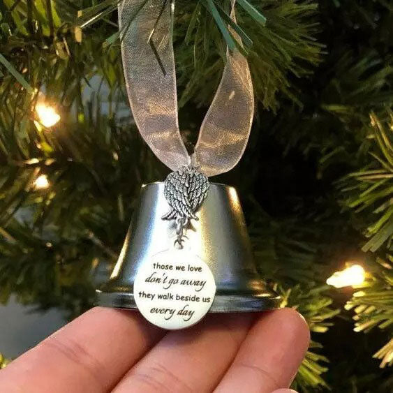 Skanto | 🎄Juletrær Minneornamenter Englevinger Klokker Hengende Dekorasjon