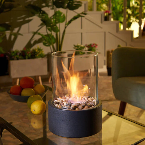 Skanto | Bærbar ildschale for en koselig atmosfære | Elegant & moderne bord ildschale - Shakti