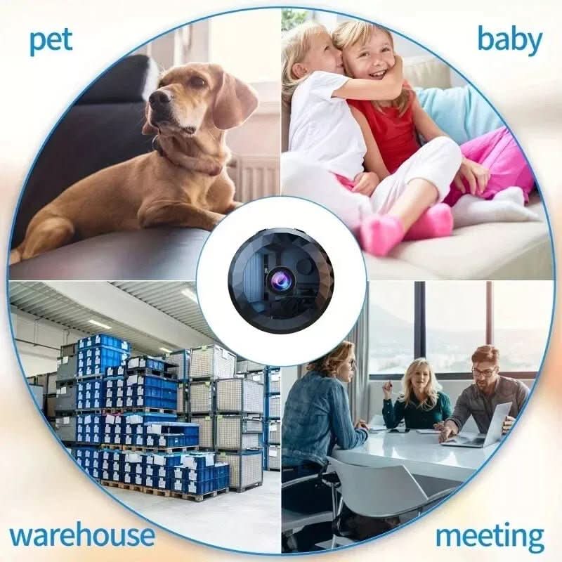 Skanto | Magnetisk Mini WiFi Kamera 1080P HD for Diskret Overvåkning