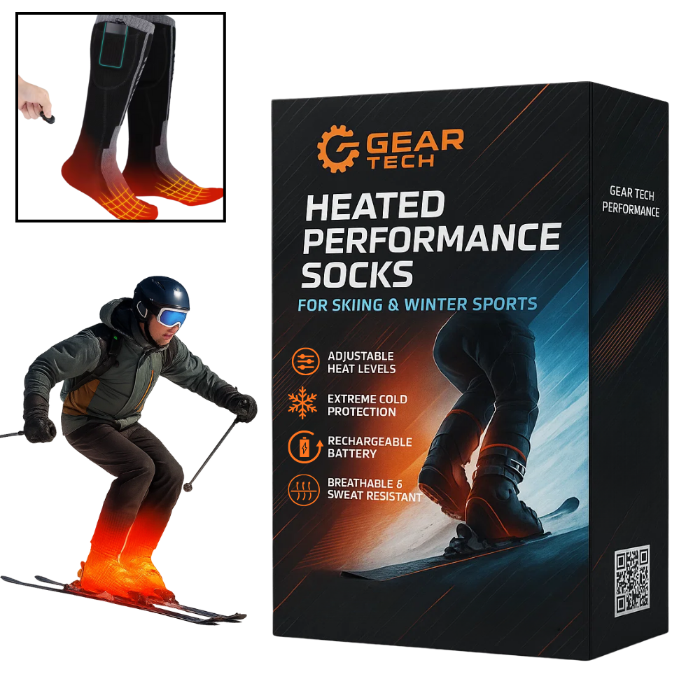 Skanto | Ladbar oppvarmede skistrømper og fotvarmere – Elektriske termiske strømper for ski, snowboard og vintersport UK
