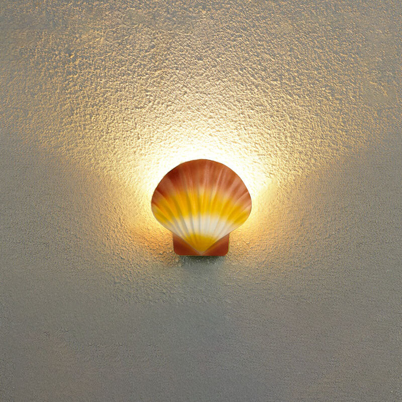 Utendørs Kreativ Skall Design Aluminium LED Vanntett Vegglampe | Skanto