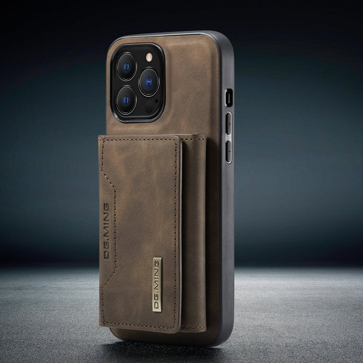 Skanto | 2 i 1 avtakbar skinnlommebokdeksel for iPhone