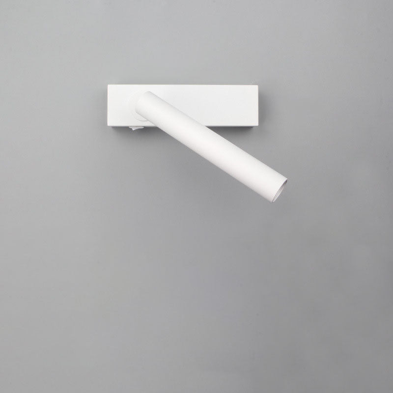 Skanto | LumeFocus Rek rektangulær LED Vegglampe | Justerbar Vinkel | Minimalistisk Design | Leselampe | Varmt Lys