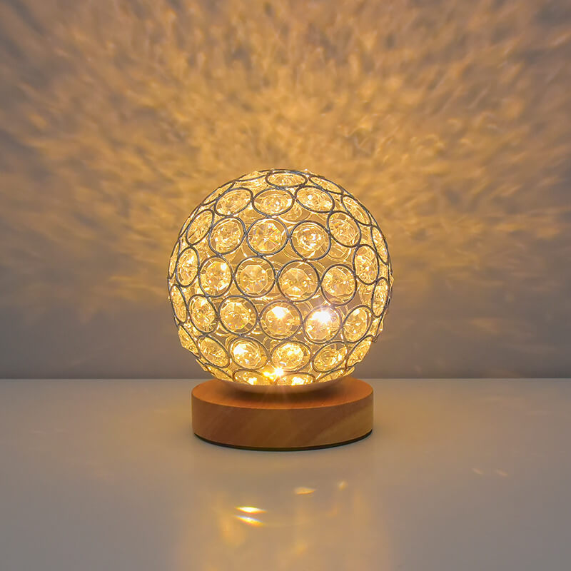 Skanto | Moderne Minimalistisk Rund USB Oppladbar LED Nattlampe Bordlampe