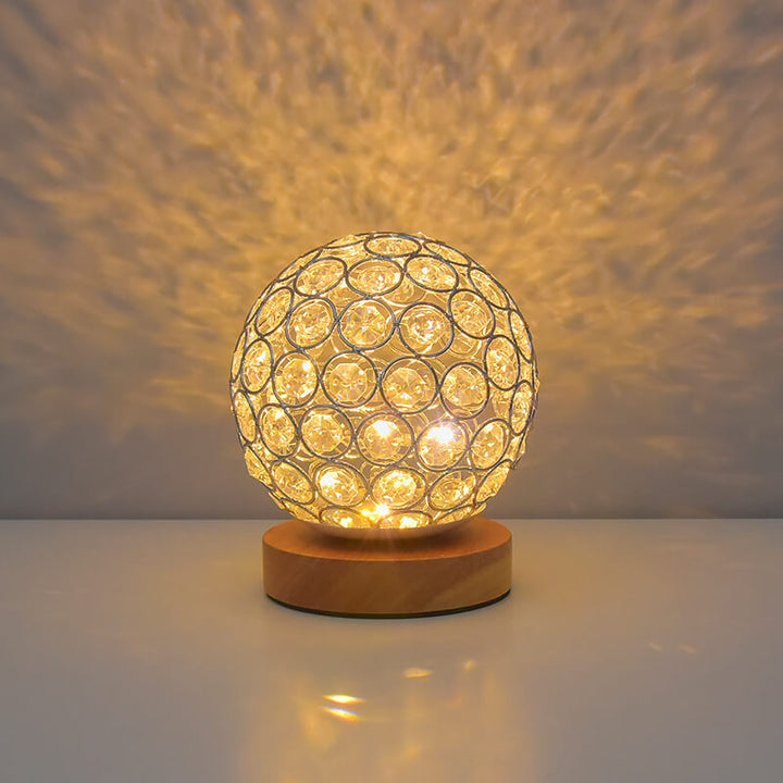 Skanto | Moderne Minimalistisk Rund USB Oppladbar LED Nattlampe Bordlampe