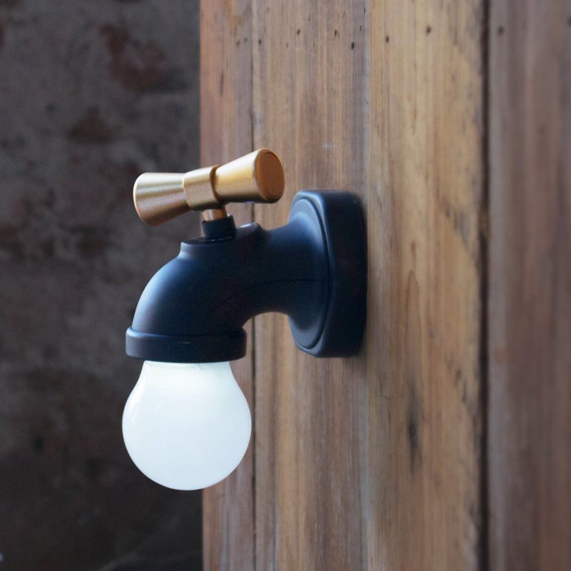 Skanto | Moderne kreativ kran ABS PC USB LED nattlampe vegglampe