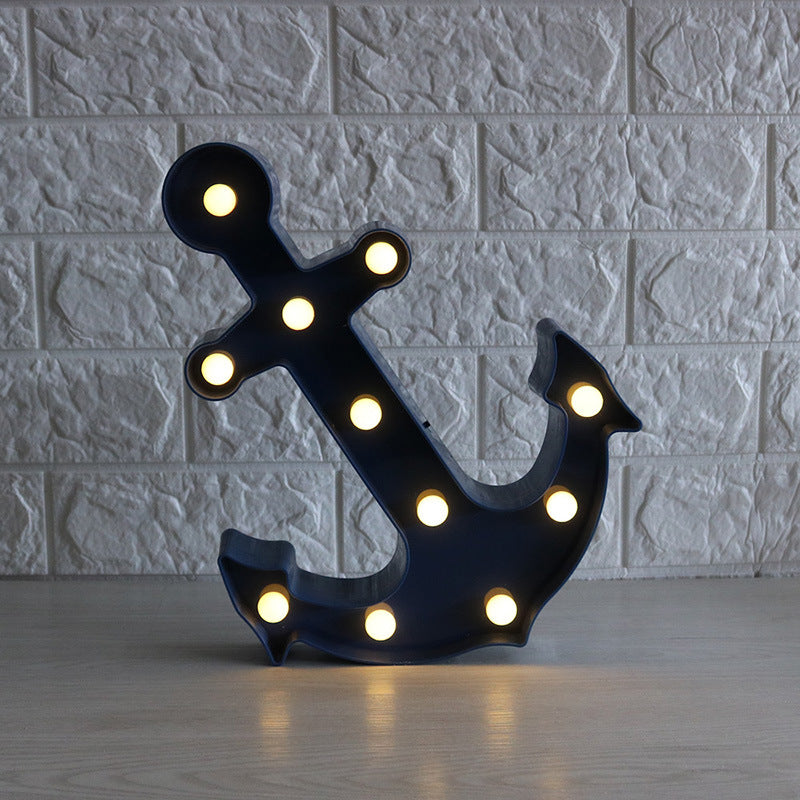 Skanto | Skandinavisk moderne Båtanker ABS Batteri LED Vegglampe