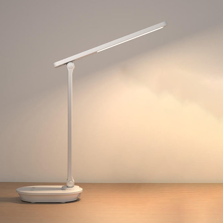 Skanto | Moderne Dobbel Follbar Øyepleie Trådløs Oppladbar LED Skrivebordslampe